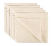 5 Pièces Etamine Alimentaire,50x50cm Mousseline Alimentaire 100% Coton Naturel Non Blanchi Sacs à Fromage Réutilisable pour Filtrer Fromage Beurre Jus Lait de Noix