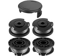5 Pièces F016800569 Bobine et fil Strimmer compatibles avec le remplacement Bosch EasyGrassCut, F016800385 Bobine de Rechange de Tondeuse Compatible avec ART 23SL et ART 26SL (4pcs + 1pcs)