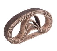 5 pièces fait avec SC-BS Fabriqué à partir de bande abrasive non-tissé ceinture tuyau ponceuse à bande rectifieuse SC-BS Grade: Course, Color: Brown, 40mm x 760mm)