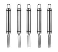 5 Pièces Fourchette à Pomme de Terre, Fourchette Réutilisable à Pomme de Terre, Brochettes de Maïs, Support de Maïs