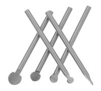 5 Pièces Fraise à Graver pour Sculpture sur Bois, Acier Argenté | Haute Précision, Résistance à L’usure, Usage Facile, Meuleuse Électrique, pour Noix et Bois