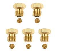 5 Pièces Gicleur Gaz Butane Universels Injecteur de Gaz Gicleur Bouteille Kit 0.5/0.7/0.7/0.87/1.02mm Bouteille Brûleur BOUTEILLE