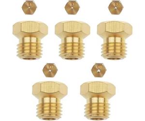 5 Pièces Gicleur gaz Butane Universels, Injecteur de Gaz Gicleur Bouteille Kit de Conversion, GPL Bouteille Gicleur Brûleur