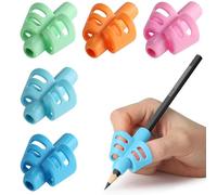 5 Pièces Guide Doigts Écriture Enfant, Guide Doigts Ecriture Enfant, Aide Écriture Guide Doigt Ergonomiques Grips Pour Crayon Pencil Grips pour Enfants Étudiants Adulte Besoin