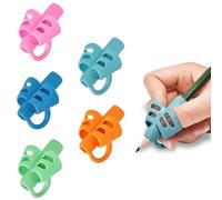 5 Pièces Guide Doigts Écriture Enfant, Guide Doigts Ecriture Enfant, Aide Écriture Guide Doigt Ergonomiques Grips Pour Crayon Pencil Grips pour Enfants Étudiants Adulte Besoin