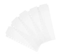 5 Pièces Intercalaires de Cahier à 11 Trous en Plastique, avec Onglets | Design Semi-transparent, Insertion Rapide et Résistance à Déformation, pour Agendas à Anneaux et Classeurs Recettes