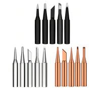5 pièces Jeu de têtes de fer à souder en cuivre pur 900M, fer à souder électrique en cuivre nu pour outils de soudage Cuivre