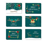 5 Pièces Joyeux Noël Cartes De Voeux Arbre De Noël Cadeau D'Hiver Décoration Nouvel An Cartes De Voeux De Style Aléatoire