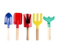 5 Pièces Kit D’Outils de Jardinage pour Bonsaï, Mini Râteaux | Poignée Ergonomique Antidérapante, Réduit la Fatigue Main et Poignet, Ensemble Pelle, Fourche et Seau