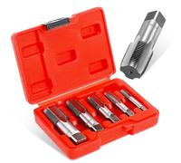 5 Pièces Kit de Réparation pour Robinet Npt 1/8 à 3/4 | Cinq Tailles 1/8, 1/4, 3/8, 1/2 et 3/4, Coffret Argenté, Atelier Maison