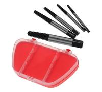 5 Pièces Kit D'extracteurs de Vis en Acier Carbone | Malette Compacte de Rangement, Adaptée aux Réparations Automobiles ou Domestiques, pour Mécaniciens et Bricoleurs Avertis