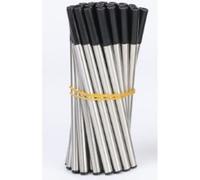 5 Pièces/Lot De Recharges Métalliques 0.5mm Pour Stylo À Bille À Rouleau, Stylo À Bille Professionnel, Recharges De Stylo À Bille De 11cm De Longueur, Papeterie Fournitures Scolaires Et De Bureau