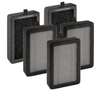 (5 pièces) LV H128 Filtres de Rechange pour LEVOIT LV-H128, PUURVSAS (HM669A), ROVACS (RV60), Filtre HEPA LV-H128 H13, Filtres à Charbon actif 3 en 1, Remplace #LV-H128-RF