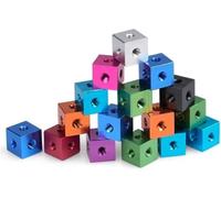 5 pièces M3 ~ M10 alliage d'aluminium anodisé cube