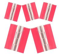 5 Pièces Mini Charnière Adhésive Transparente | Visibilité Claire, Axe Renforcé, Pliage Feuilleté, Usage Pratique pour Boîtes, Placards et Loisirs Créatifs