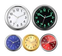 5 Pièces Montres À Quartz de Voiture, Horloge de Voiture Numérique, Montre de Voiture À Quartz Avec Autocollant, Tableau de Bord de Voiture Classique, Petite Horloge À Quartz Analogique