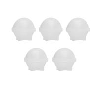 5 pièces Moule Boule en Silicone Blanc 30mm pour Résine Époxy, DIY | Forme Sphérique Régulière, Démoulage Antiadhésif et Nettoyage Facile, Base Croisée Stable pour Créations Artisanales