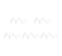 5 Pièces Onglets de Dossier Suspendu en Papier Blanc, Lot Pratique | Insérez et Écrivez Facilement, Format Portable, pour Organisation de Fichiers et Dossiers Suspendus