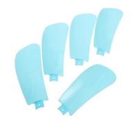 5 Pièces Pales de Ventilateur de Rechange Mini en Plastique | Surface Lisse, Nettoyage Pratique, Stabilité D’usage, Accessoire pour Table et Plafond, Lot Unique