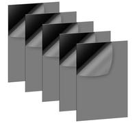5 Pièces Plaque Acrylique Noire Avec Film de Protection 20x30cm Feuille de Plastique Plaque en 1 mm d'Épaisseur Résistante aux Chocs Alternatives au Verre pour Cadres Photos, Décoration, Projets DIY