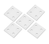 5 Pièces Plaque Jonction Aluminium Verticale 4 Trous pour Profilé 6060 Connexion Extension Linéaire Chevauchement Accessoire Structure Modulaire