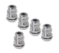 5 Pièces Presse-étoupe en Acier Inoxydable G1/4 Fileté 3-6,5mm | Anneau D’étanchéité en Silicone, Protection Traction, Usage Extérieur et Armoires de Contrôle Automatisées
