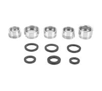 5 Pièces Raccord de Robinet Femelle Cuivre Adaptateur Aérateur | Filetages Fiables, Ne Fuit Pas ni Ne S’abîme, Usage Simple, pour Pulvérisateur D’évier et Tuyau de Jardin