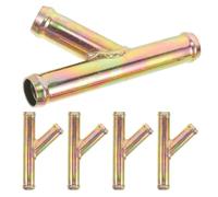5 Pièces Raccord en Y pour Tuyau de Liquide de Radiateur | Adaptateur pour Entrée de Chauffage, Réparation du Circuit Automobile, Compatible Durites de Chauffage