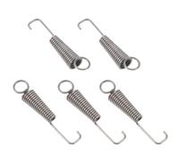 5 Pièces Ressort de Tension 50mm en Acier Inoxydable | Pinces à Main et Étaux, Argenté, Usage Bricolage et Lignes de Production