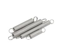 5 pièces ressorts de traction en acier inoxydable à double boucle fermée, diamètre du fil 0,5mm, diamètre extérieur 5mm, longueur 100mm, 0,5x5x100mm(5pcs)