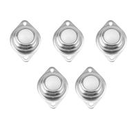 5 Pièces Roulettes à Billes Nylon 1 Pouce, Rotation Stable | Tiroir et Transporteur, Usage en Machines Alimentaires, Finition Argenté, Forme Ronde