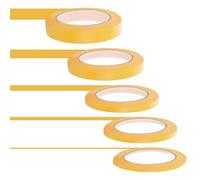 5 Pièces Ruban Vinyle pour Masquage de Précision | 3/5/7/10/15mm Rubans de Masquages Fine Line, Rouleaux de Ruban de Masquage per Projets de Bricolage, Surfaces Pour Nail Art