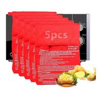 5 Pièces Sac Cuisson Pomme de Terre Micro Ondes, Lavable, Express