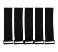 5 Pièces Sangle de Fixation à Boucle en Nylon, Réutilisable | Câbles et Enveloppes, Adhésif Solide, Organise les Cordons, Usage Valise et Rangement