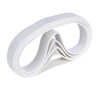 5 pièces SC-BS Fabriqué à partir de bande abrasive non-tissé ceinture tuyau ponceuse à bande rectifieuse (Grade: Typ T Polieren Color: White, 13mm x 457mm)
