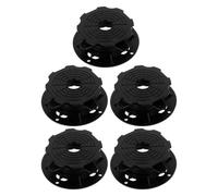 5 Pièces Socle de Nivellement de Sol Réglable Hauteur 22-40mm | Support Modulaire pour Dalles et Pavés, Adapté aux Espaces Extérieurs et Toitures, pour Équipes de Maintenance