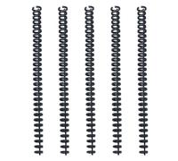 5 Pièces Spirales de Reliure en Plastique Bleu A4 B5 A5 | Pratiques, Ajout ou Retrait de Pages sans Machine, pour Bureaux et Salles de Classe, Lot D'accessoires Couleur Aléatoire