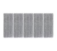 5 Pièces Tête de Balai à Franges en Fibre de Rechange pour Mop | Tissu Absorbant L'eau, Accessoires pour Balais, Nettoyage du Sol Plafond, Couleur Grise