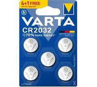 Pile bouton - Lithium - CR2032 - lot de 4 + 1 offerte