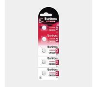 5 Piles CR1220 Uniross Lithium 3V