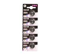5 Piles CR2032 Maxell Bouton Lithium 3V