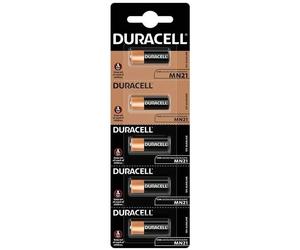 5 Piles MN21 / A23 / V23GA Duracell Alcaline 12V