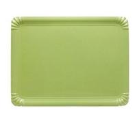 5 plats de service carton 24x33cm olive - générique 145812 Vert G
