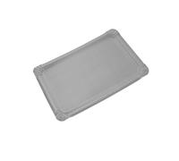 5 PLATS SERVICE TRAITEUR CARTON 24X33CM GRIS ACIER