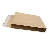 5 Pochettes KRAFT ARMÉ A4 avec soufflet de 5 cm 229 x 324 mm 135 g kraft renforcé Brun auto adhésive sac à 3 soufflets de 50 mm 23 x 32 armé enveloppe pochette expédition renforcé