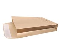5 Pochettes KRAFT ARMÉ avec soufflet de 7 cm 28 x 36.53 cm 135 g kraft blond renforcé auto adhésive sac A4+ soufflet 70 mm grande enveloppe pochette expédition solide indéchirable 280 x 365 mm