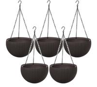 5 pots suspendus Keter Sphere Planter, marron