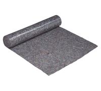 5 rouleaux de bâche de protection, 1 m x 25 m chacun = 25 m², antidérapante, hydrofuge, 270 g/m², travaux de peinture, déménagement, gris