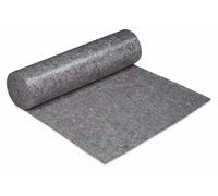 5 rouleaux de bâche de protection, 1 m x 50 m = 50 m², antidérapante, hydrofuge, 200 g/m², travaux de peinture, déménagement, gris