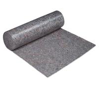 5 rouleaux de bâche de protection, 1 m x 50 m = 50 m², antidérapante, hydrofuge, 300 g/m², travaux de peinture, déménagement, gris